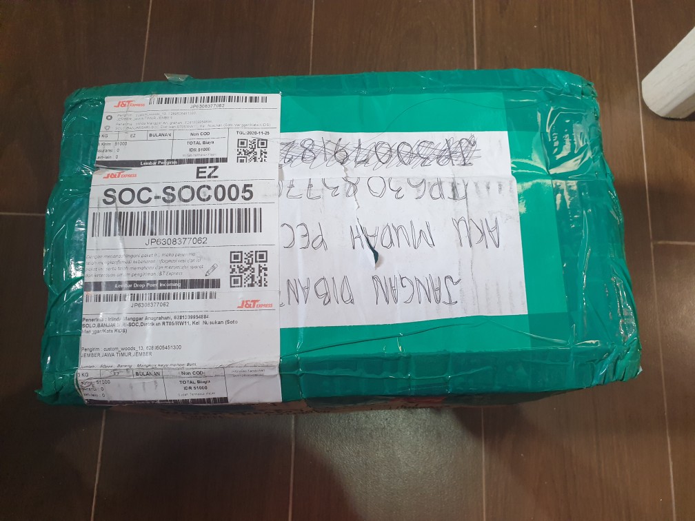 Mangkok Kayu Mahoni 8cm