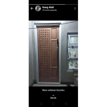 pintu Anyam kayu kamper