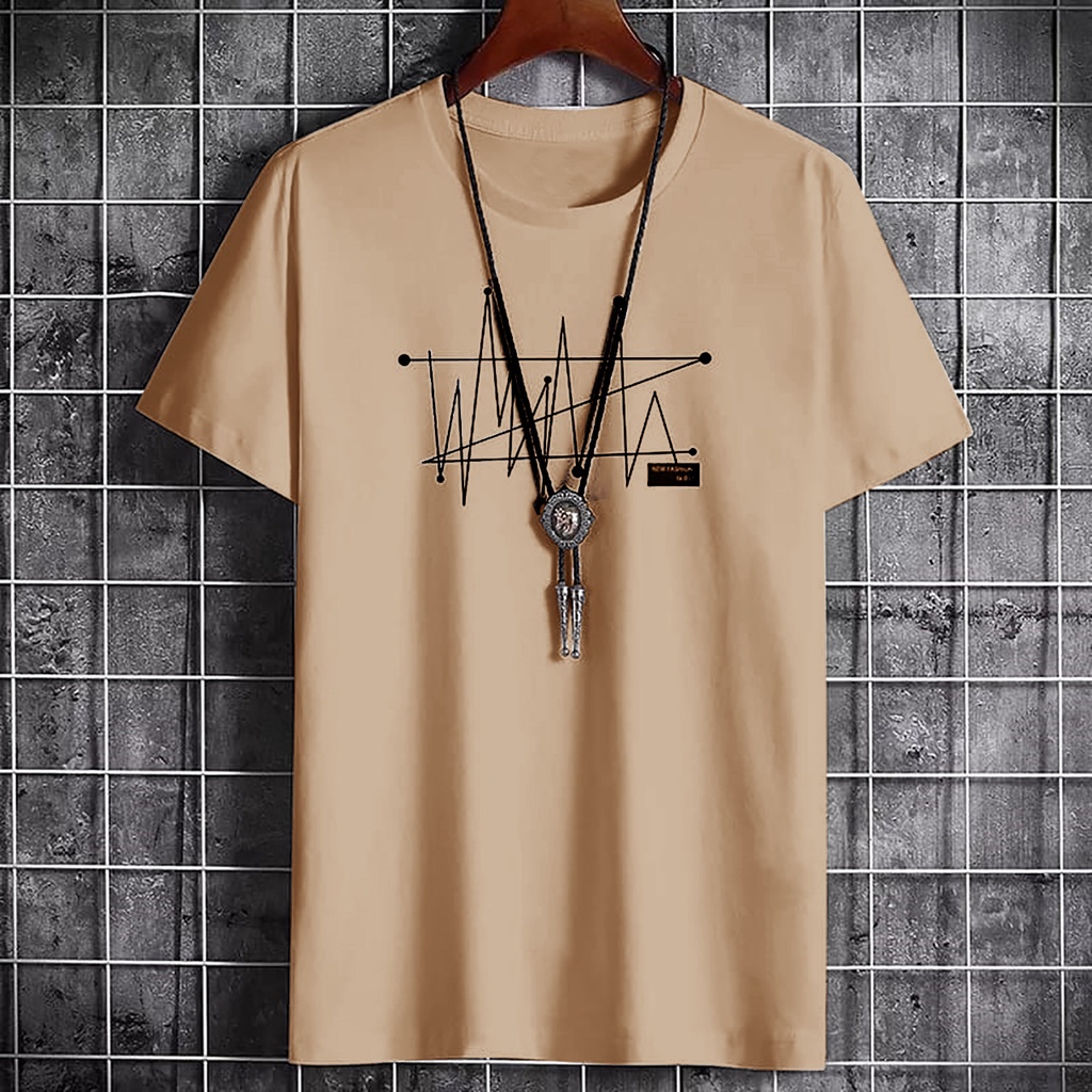 KIYOWO-Baju Kaos Distro Lengan pendek Pria Nicky