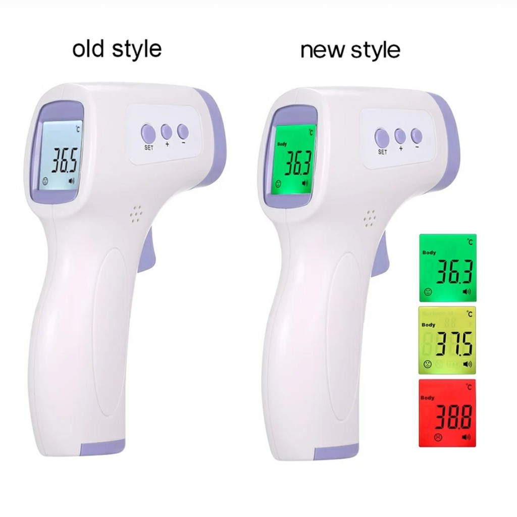 (COD) Thermometer Infrared Non Kontak Layar Warna Ready Termometer