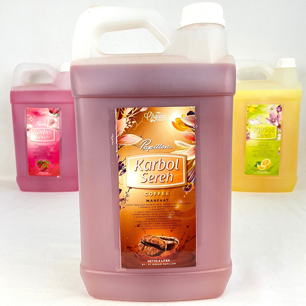 

PAPILLON Pembersih Kandang Karbol Sereh 5L