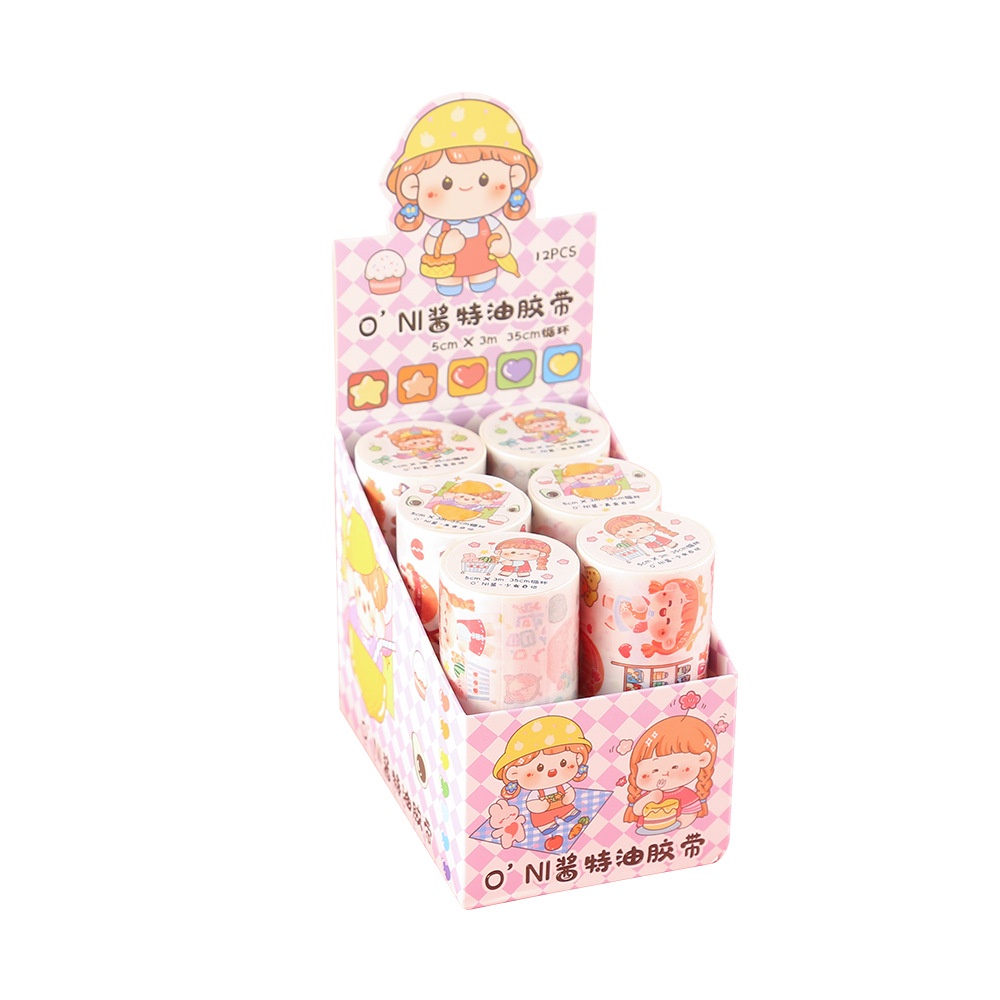 PAOPAO Roll Stiker Quality Washi Karakter Sangat Lucu