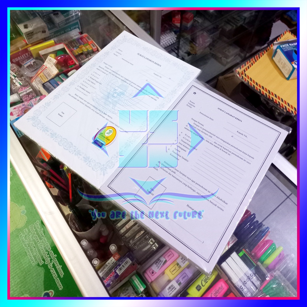 

Kertas surat lamaran kerja 10 lembar