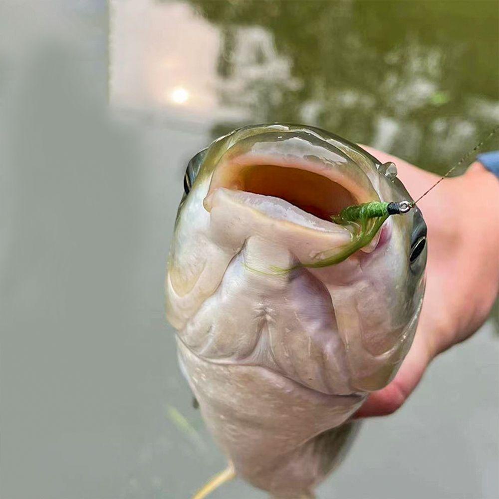 Preva Kail Pancing Kamuflase Buatan Penyiangan Ikan Gurame Lalat Pemancingan Umpan Sempurna