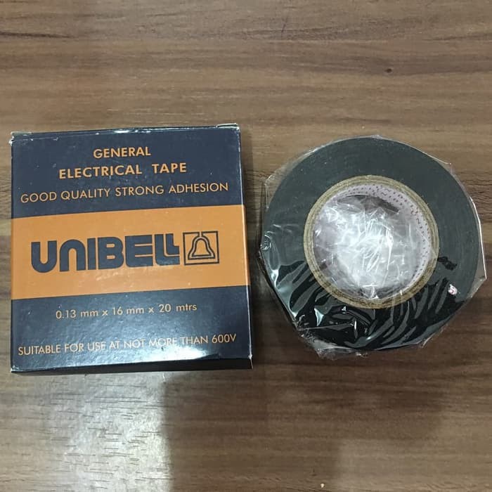 Isolasi Hitam Unibel dus Tebal Kuat Solasi Listrik Kecil Electrical Tape