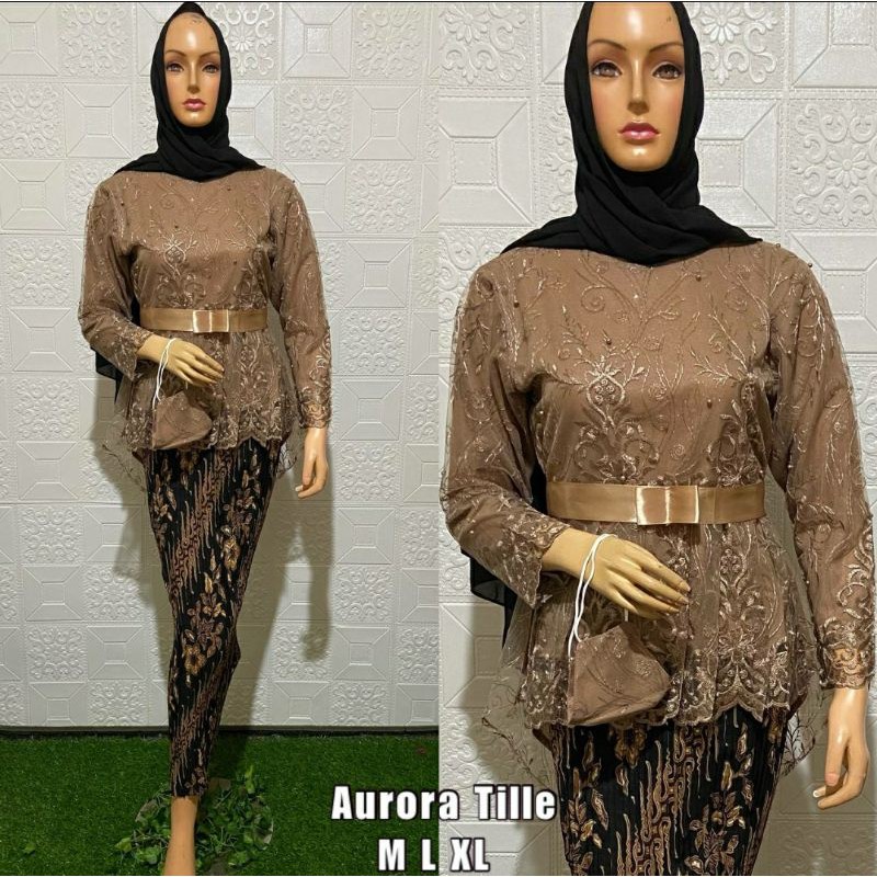 KEBAYA PESTA &gt; KEBAYA MODERN - SET AURORA TULLE BY- ERDE MODE