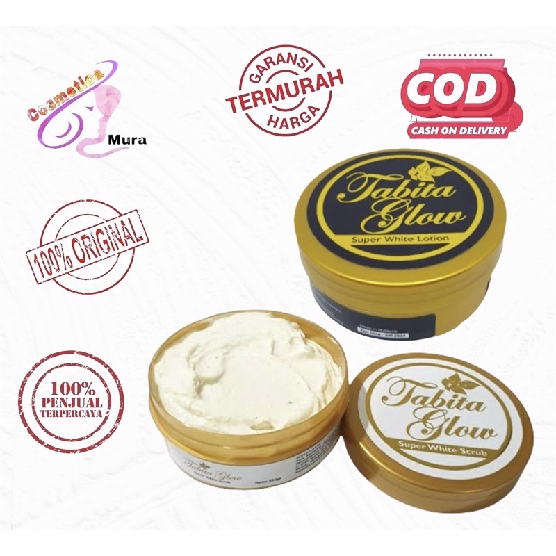 lotion glow pot emas || lotion tbt glow besar pot emas || lulur tbt glow best seller