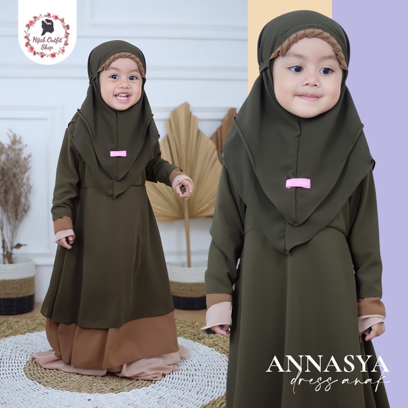 Annasya dress couple ibu anak