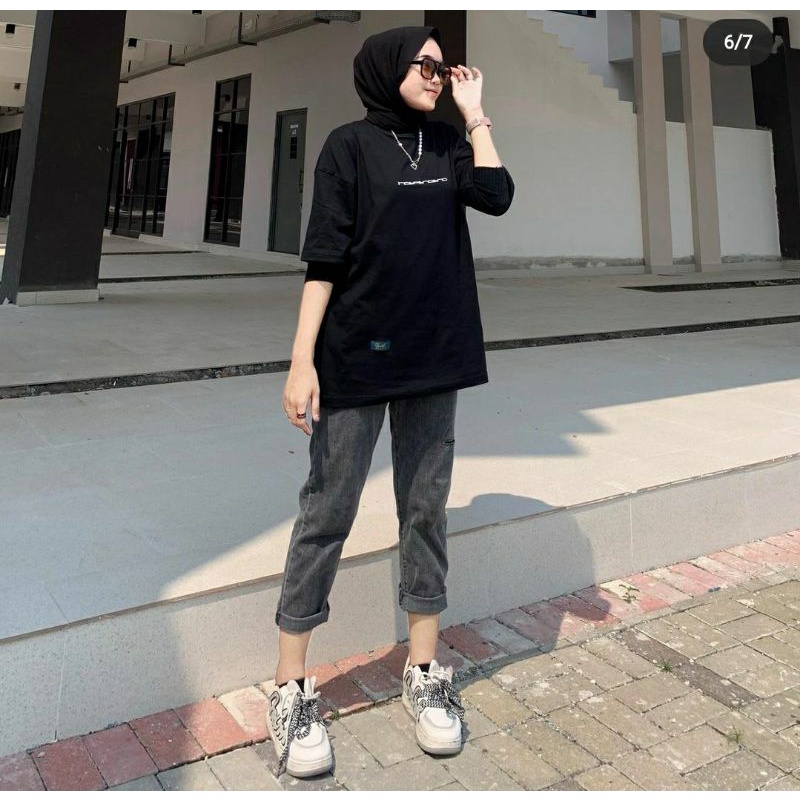 ALICE OVERSIZED SHIRT/KAOS OVERSIZE KATUN (UNISEX)