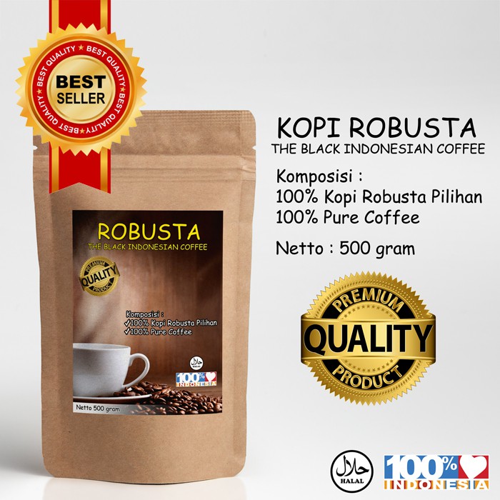 

KOPI ROBUSTA JAHAT (500g) | Cita Rasa Indonesia 100%