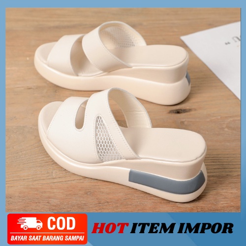 MB63-SW07 Sandal Wedges Wanita Sandal Import COD Termurah