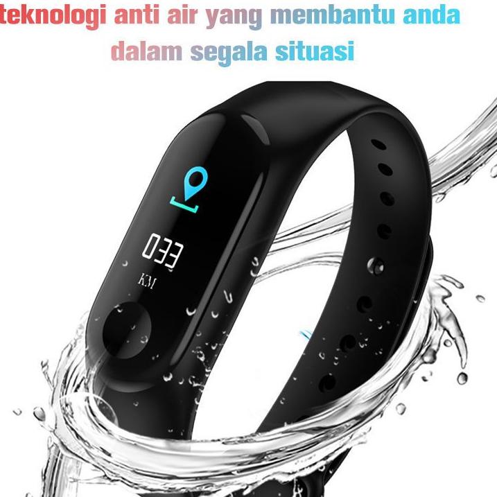 WAGB Jam Tangan Smart Watch Digital Olahraga Penghitung Kalori Detak Jantung Pria Wanita .