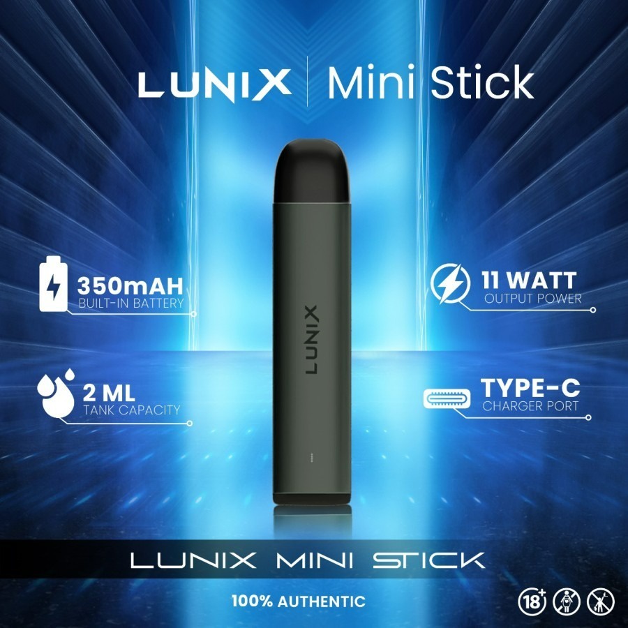 LUNIX MINI STICK POD KIT DEVICE 350MAH 100% AUTHENTIC DEVICE LUNIX