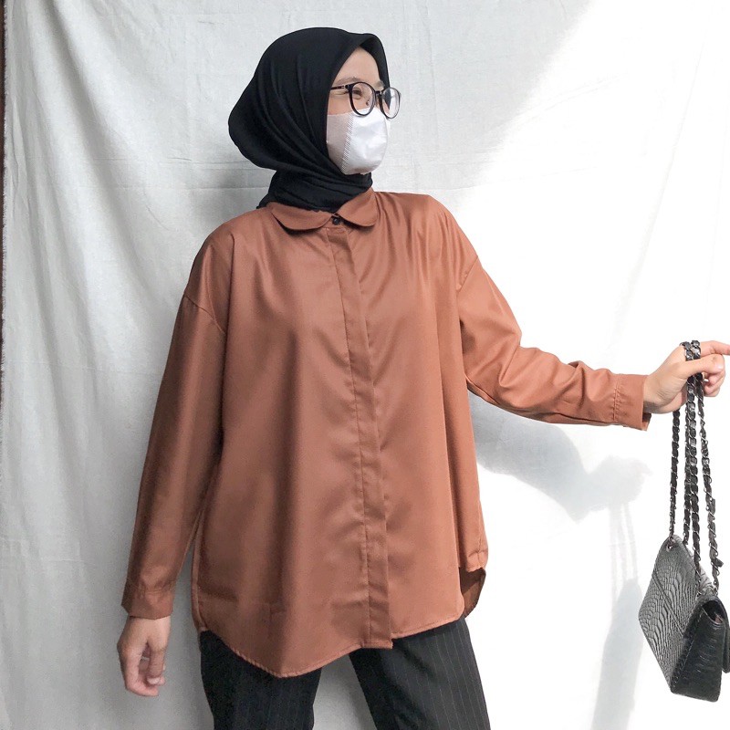 HARU SHIRT / KEMEJA WANITA (9 WARNA) by Mia Amanda