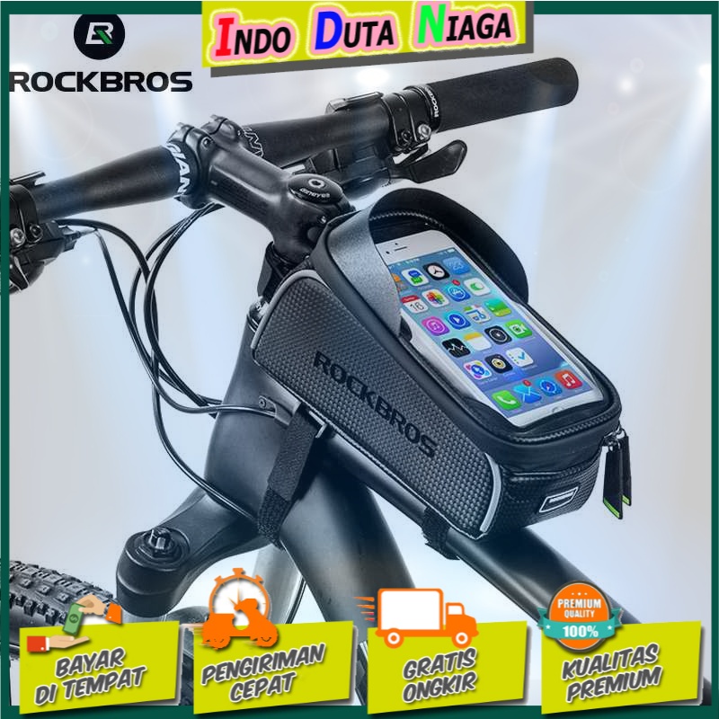 Rockbros Tas Sepeda Waterproof untuk 6.0 inch Smartphone - 017-1