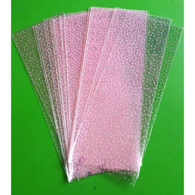 

Plastik kantong OPP 12 X 32 cm