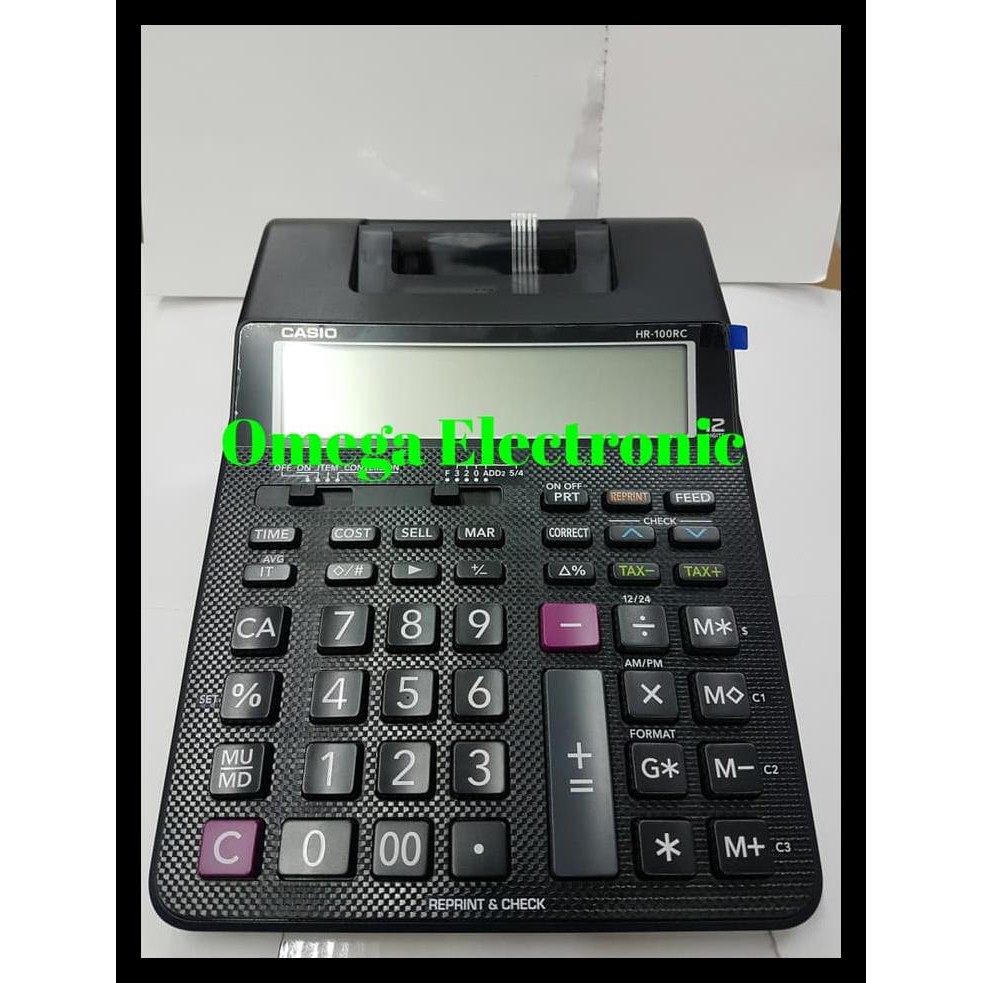 

Big Sale Casio Printing Calculator Hr-100Tm - Kalkulator Kasir Printer Struk Terjamin