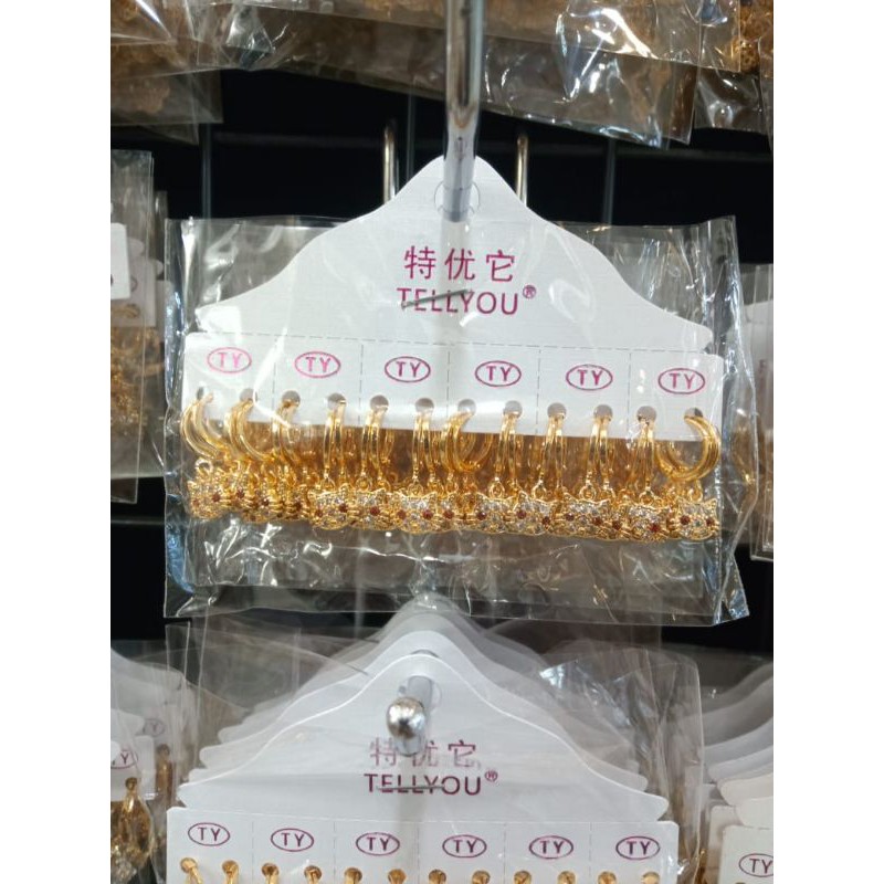 Anting anak karakter hello kitty ready yg warna gold titanium gold 18k