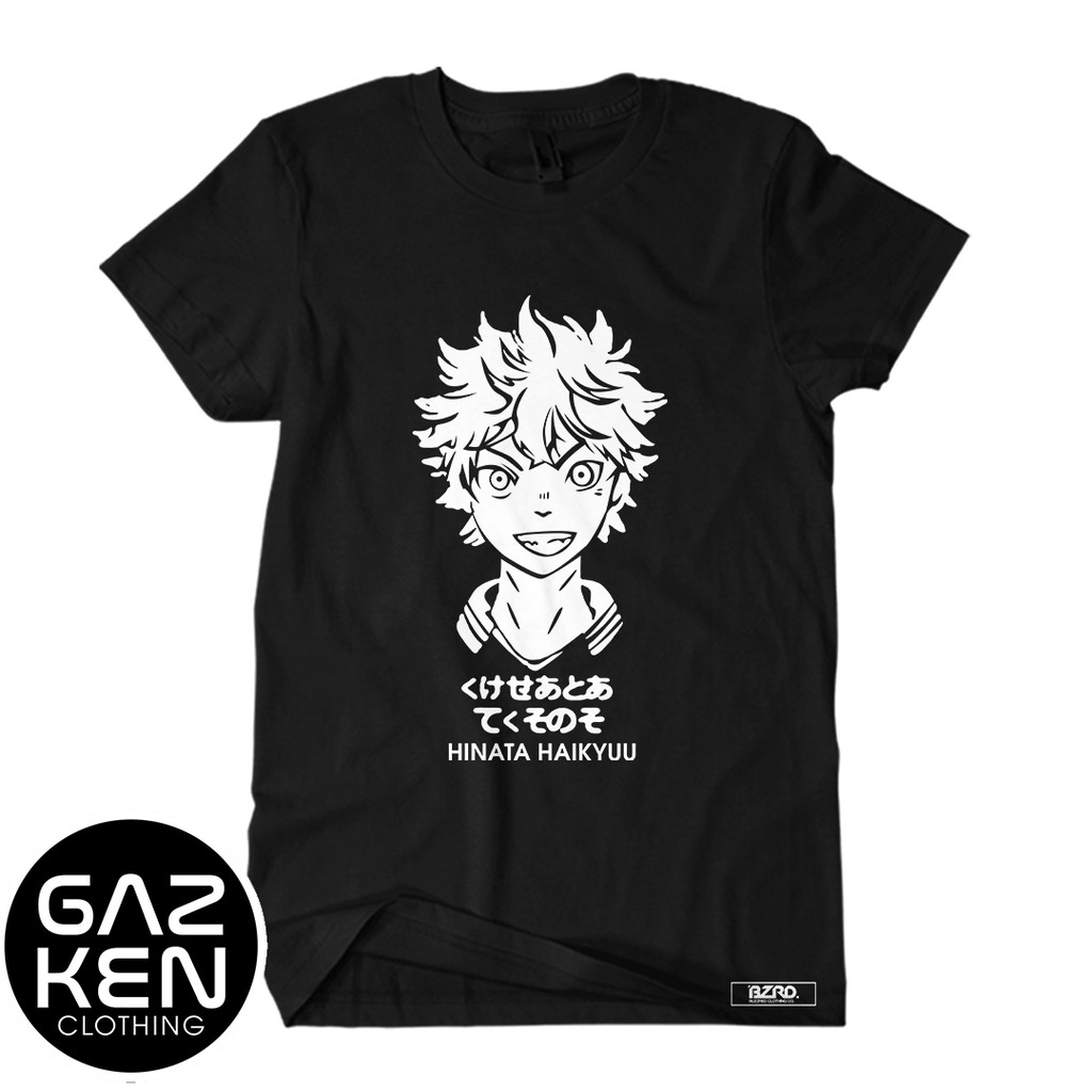 Kaos Hinata Haikyuu Anime Mange Baju Distro Unisex Pria Wanita