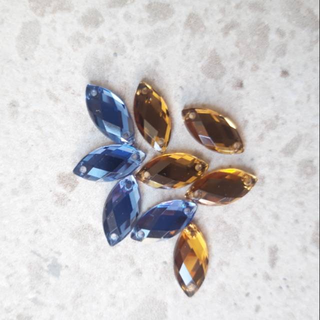 Payet permata daun /padi import 1,5 cm