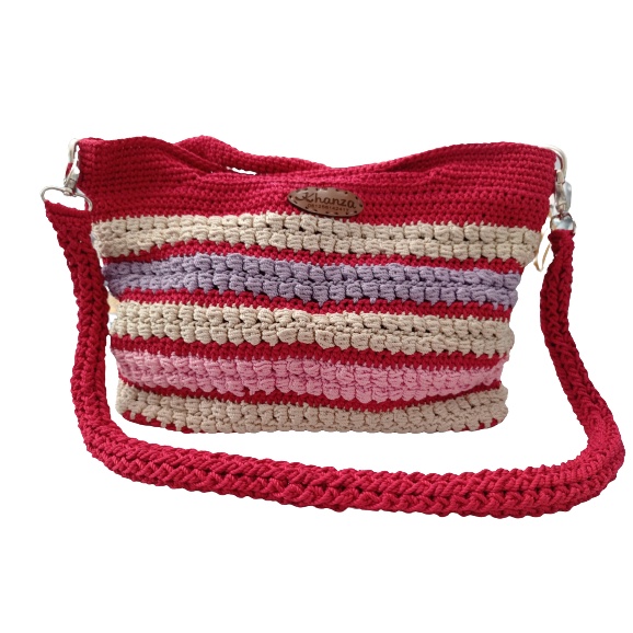 Tas Wanita Tas Selempang Rajut Casual