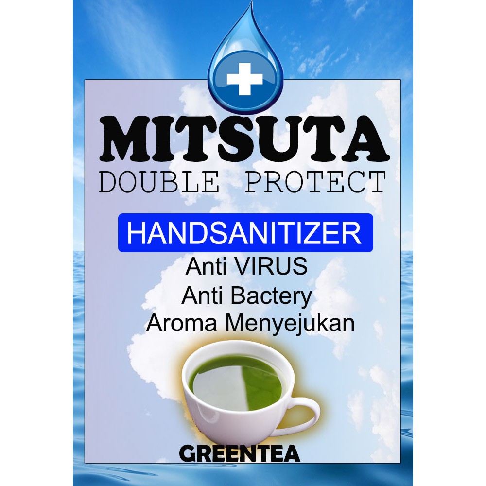 SPRAY Hand sanitizer FANCY Aroma GREENTEA MEWAH - 100ml Anti Bakteri Anti Virus Lembut dikulit