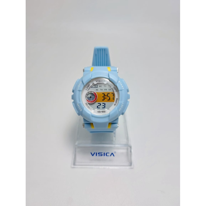 TERBARU! Jam Tangan Digital VISICA | Jam Tangan Anak Pria Wanita | Jam Tangan Rubber Bulat VG-503