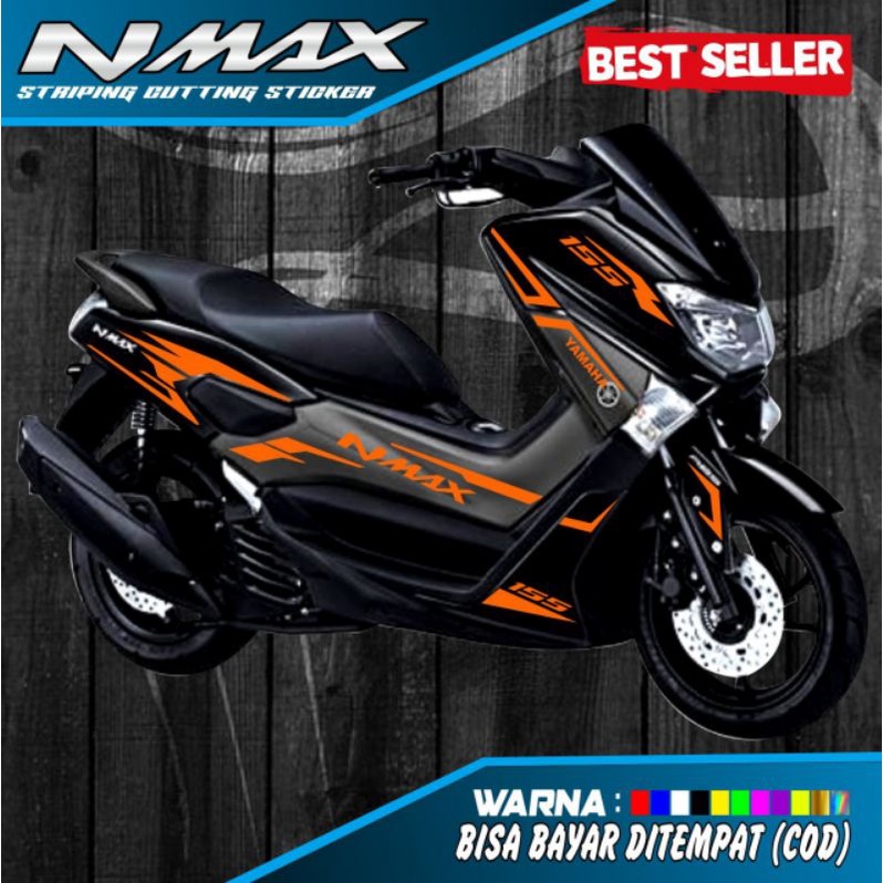 CUTTING STICKER NMAX OLD STIKER NMAX LAMA LIS BODI NMAX  5