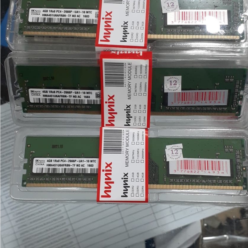 DDR4 4GB HYNIX PC 2666