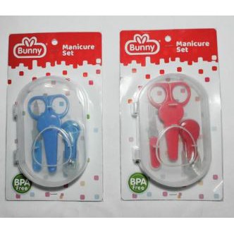 Lusty Bunny Menicure Manicure Set NC-0007 BPA FREE / Gunting Kuku Bayi