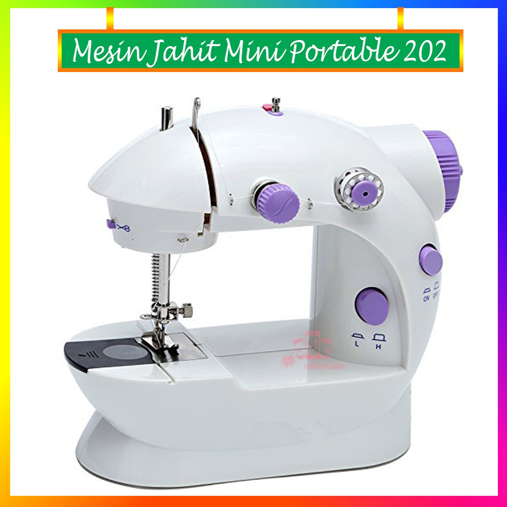 Mesin Jahit Mini Portable GT 202 FHSM 202 Adaptor Mesin Jahit Mini Portable Meja Mesin Jahit Mini / 