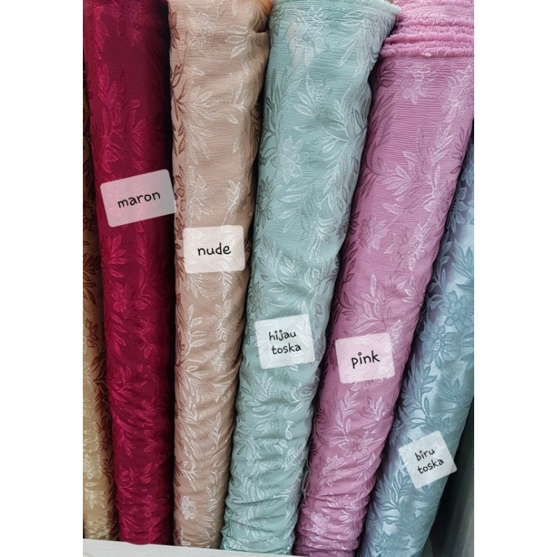 Kain Jaquard / silk embos harga per 0,5m