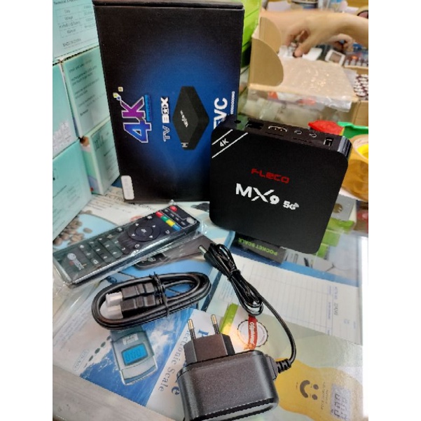 Android TV BOX  MXQ Pro 4K 5G Smart TV Box Media Player (DUS BIRU)