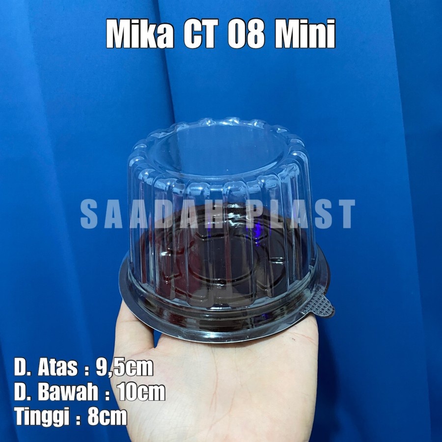 (ISI 25) MIKA CT 8 MINI / TRAY CAKE TART BOLU BULAT MINI PALING KECIL 08