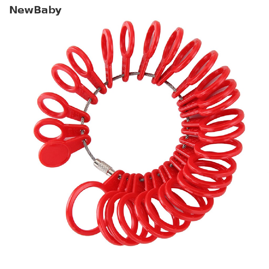 NewBaby Measure Finger Sizer Ring Gauge All UK Sizes A-Z US Sizes 0-13 Plastic Stamped ID