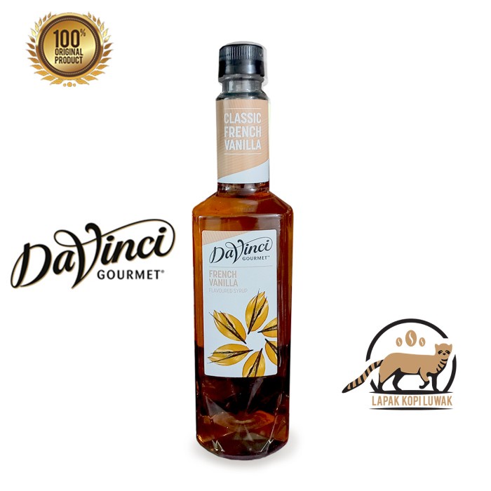 

French Vanilla Syrup merk Davinci