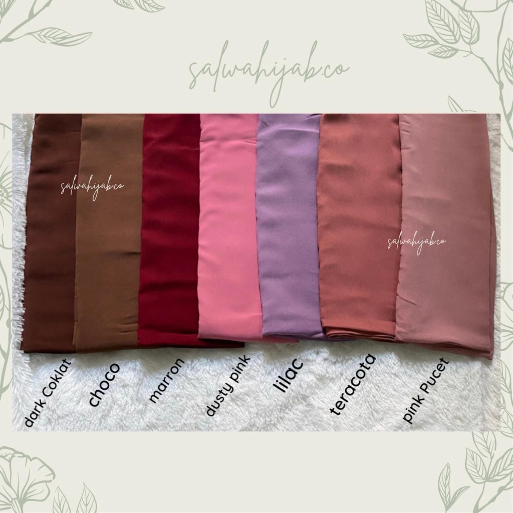 Pashmina Ceruty Baby Doll Polos Premium