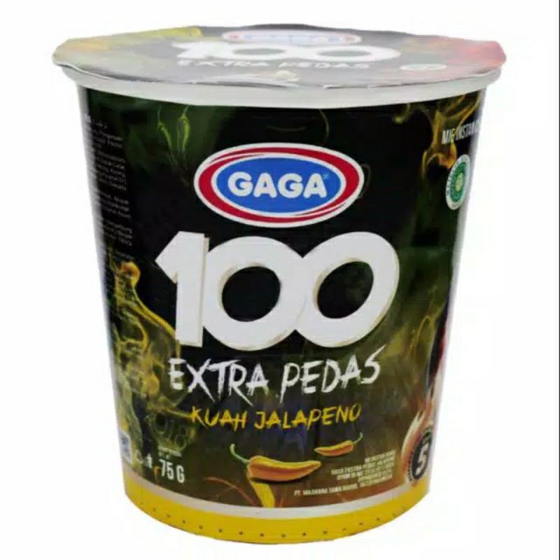 

MIE GAGA 100 CUP EXTRA PEDAS KUAH JALAPENO