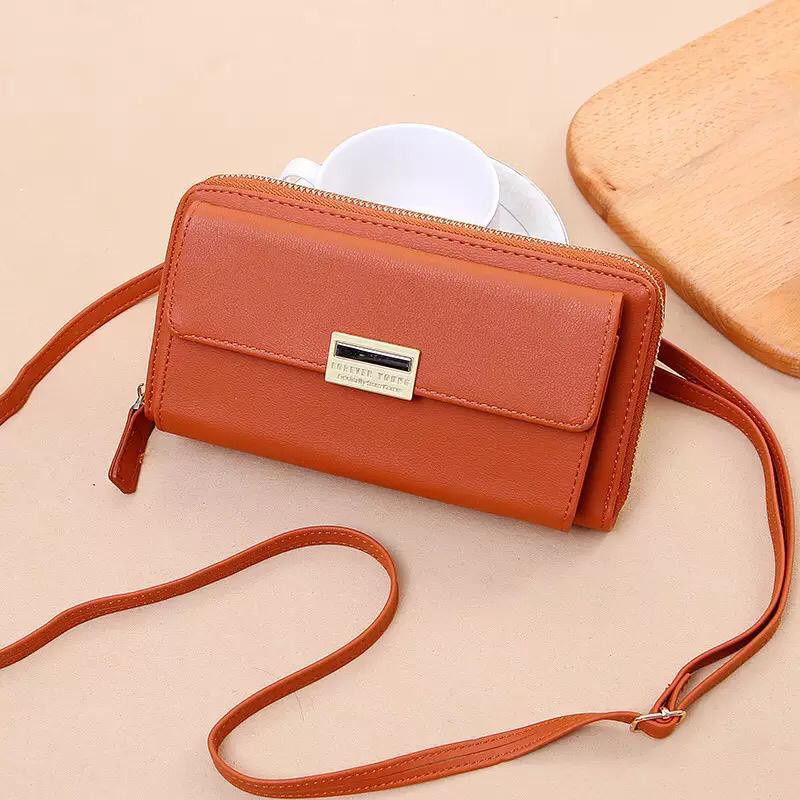 Tas Dompet HP Handphone serba guna / Kpop Style Untuk Wanita / Alexa ANJANI - Dompet Panjang Wanita