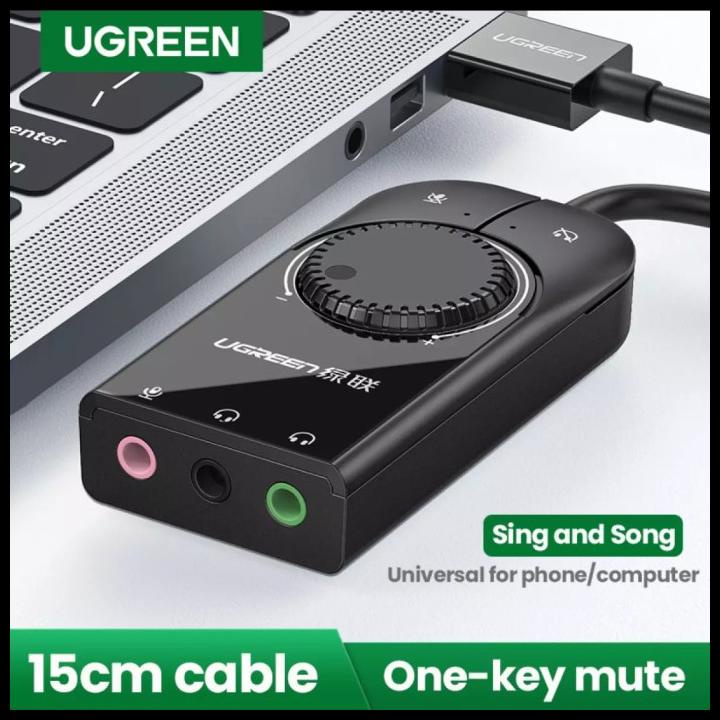 Ugreen Usb Sound Card To Aux Audio Mic - Ugreen Soundcard Usb External