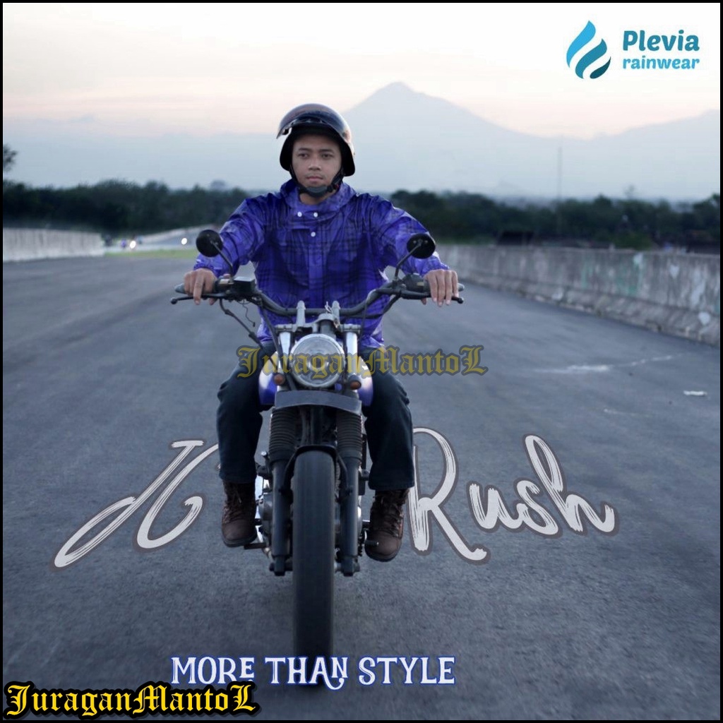 Juragan Mantol / Jas Hujan Plevia  Jaket Celana Rush / Jas Hujan Pria / Jas Hujan Wanita / Jas Hujan