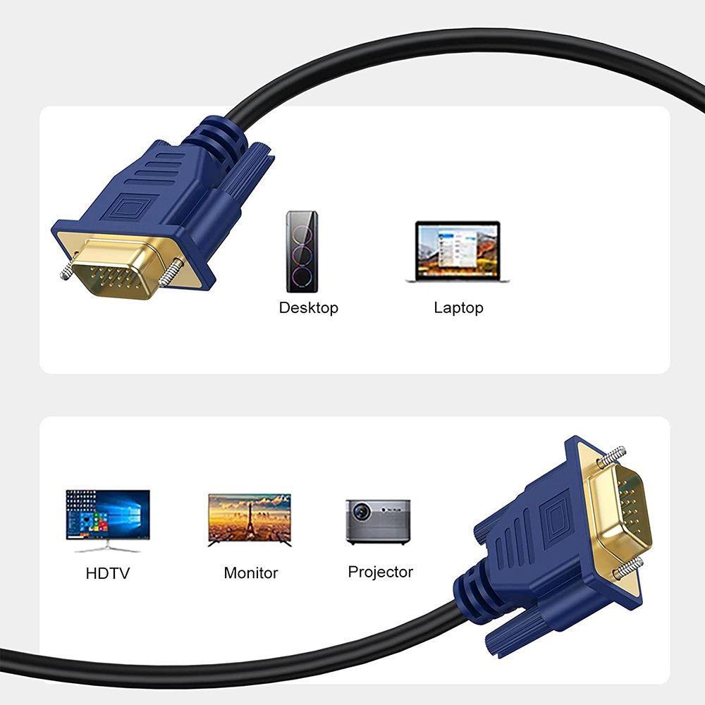 Pineapple VGA to VGA Cable TV Box Monitor HD Cord Video Extension Line