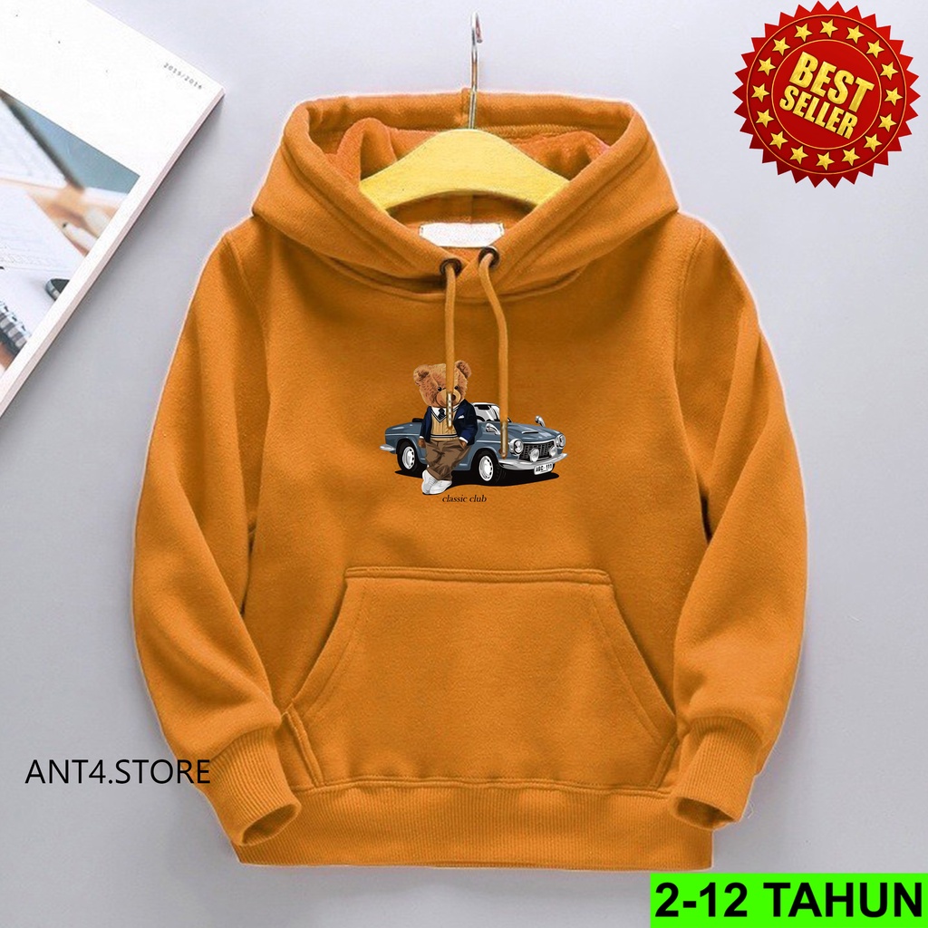 Hoodie CLASIC Anak Laki Laki Perempuan / Jaket Anak BEST SELLER  Anak Usia 2 - 12 Tahun / Sweater CLASIC TERBARU Anak Cewek Cowok  Switer Distro Bisa COD