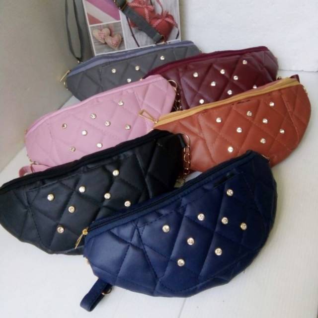 Waistbag Wanita Tas Wanita Mutiara