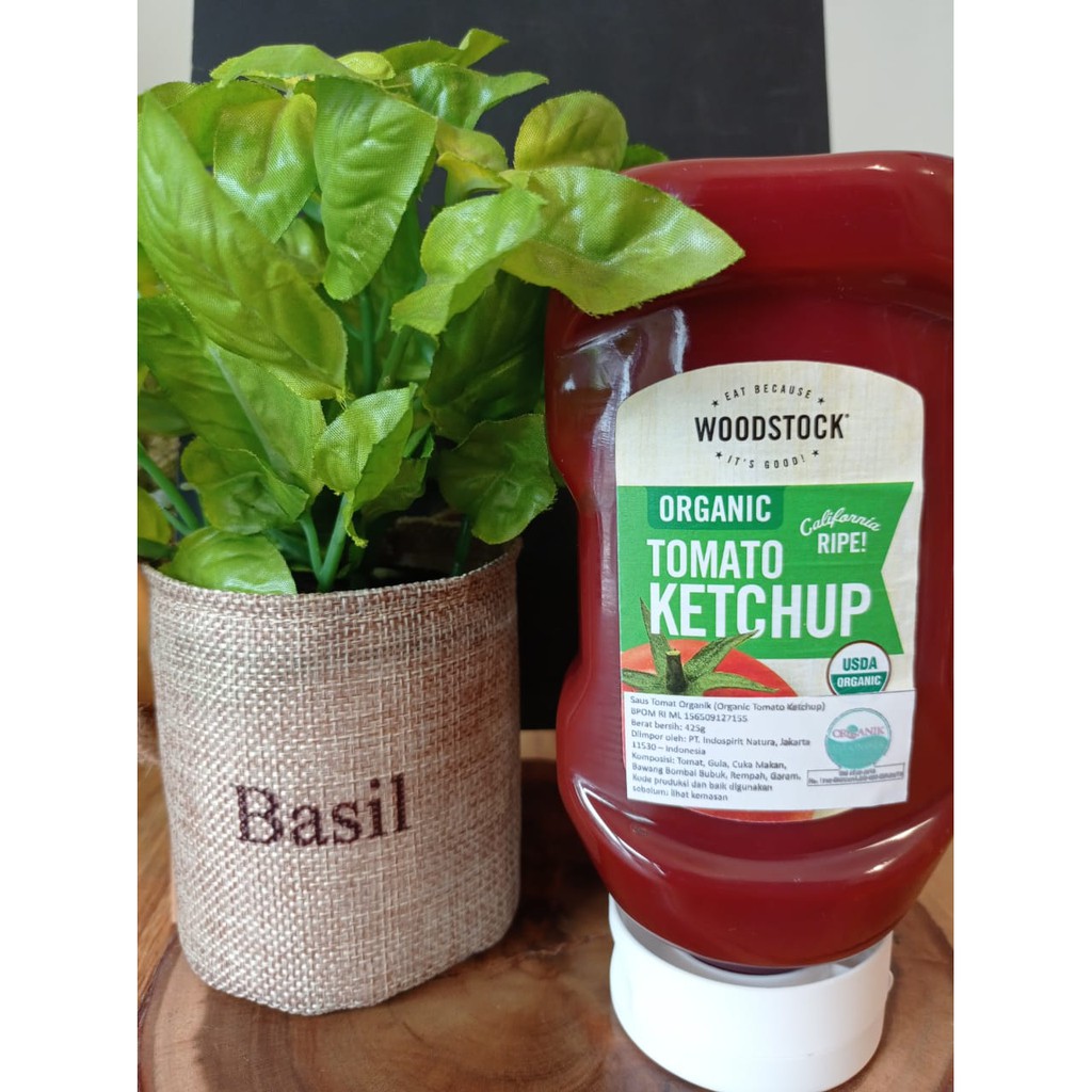 Jual Woodstock Organic Tomato Ketchup 425gr Shopee Indonesia