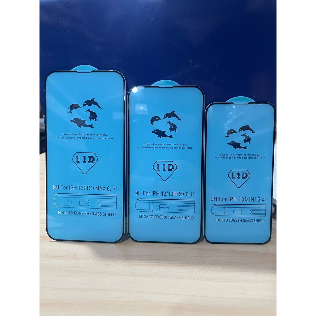 Anti Gores Kaca Iphone 14 / 14 PRO / 14 MAX / 14 PRO MAX / 13 / 13Pro / 13 Mini / 13 Pro Max Tempered Glass 11D Real Screen Guard Bahan Tebal kaca Kwalitas Grade A