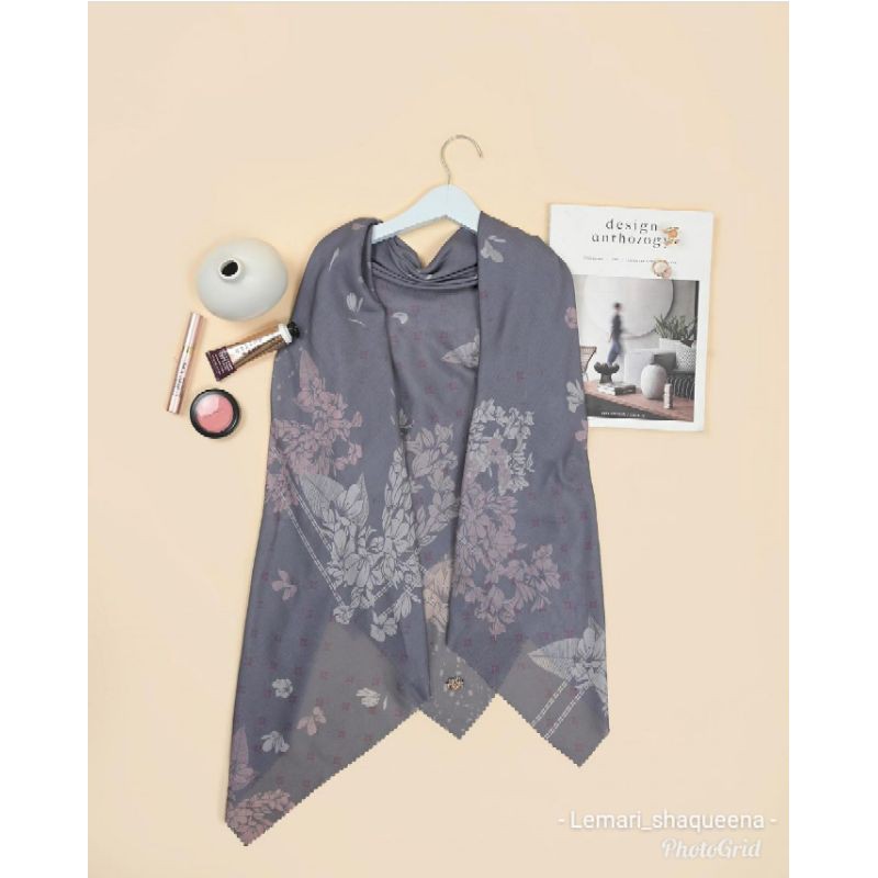 TEONA SCARF ASH GREY