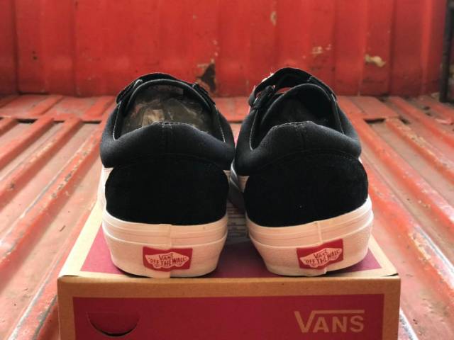 SEPATU43 VANS AUTHENTIC FULL BLACK HITAM COKLAT OLDSKOOL ERA SK8