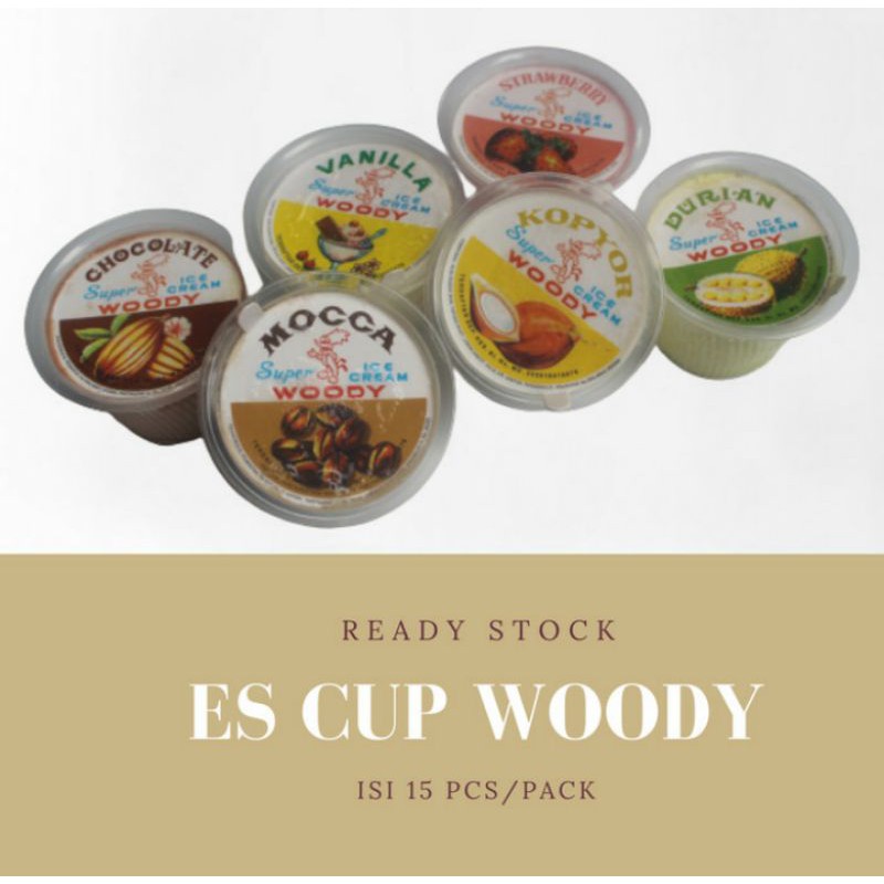 

ICE CREAM WOODY, ES CUP WOODY HARGA /PACK TERMURAH