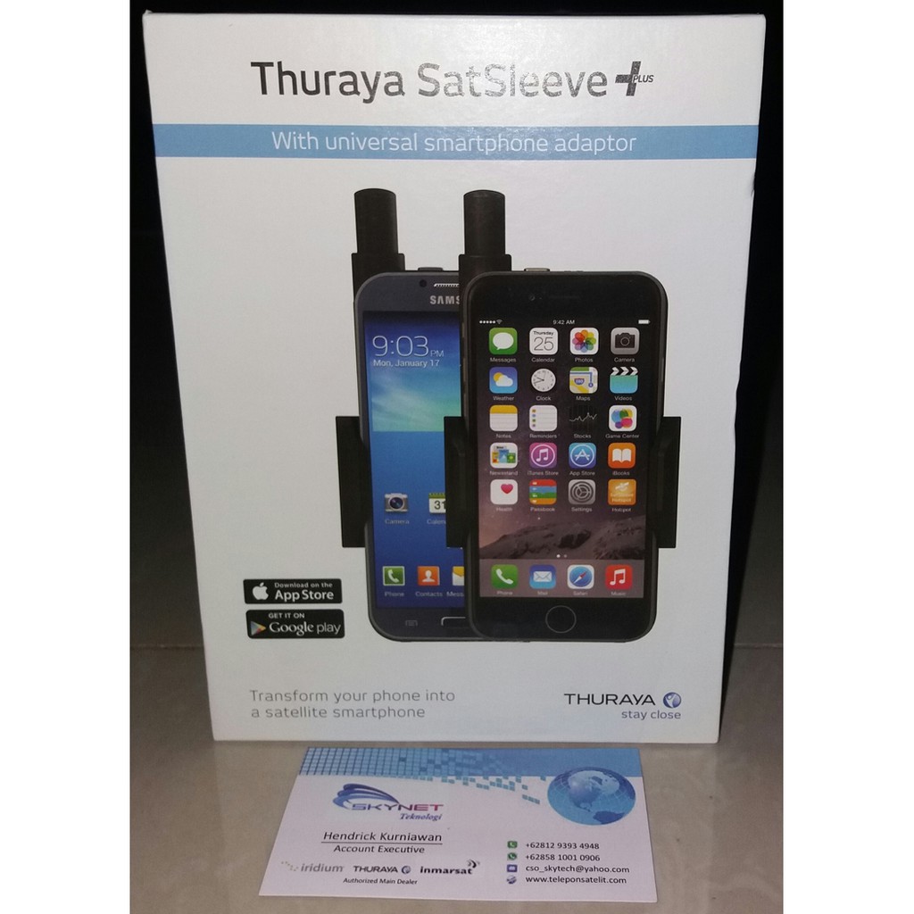 Telepon satelit thuraya satsleeve plus